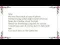 Cowboy Junkies - Notes Falling Slow DVD Lyrics