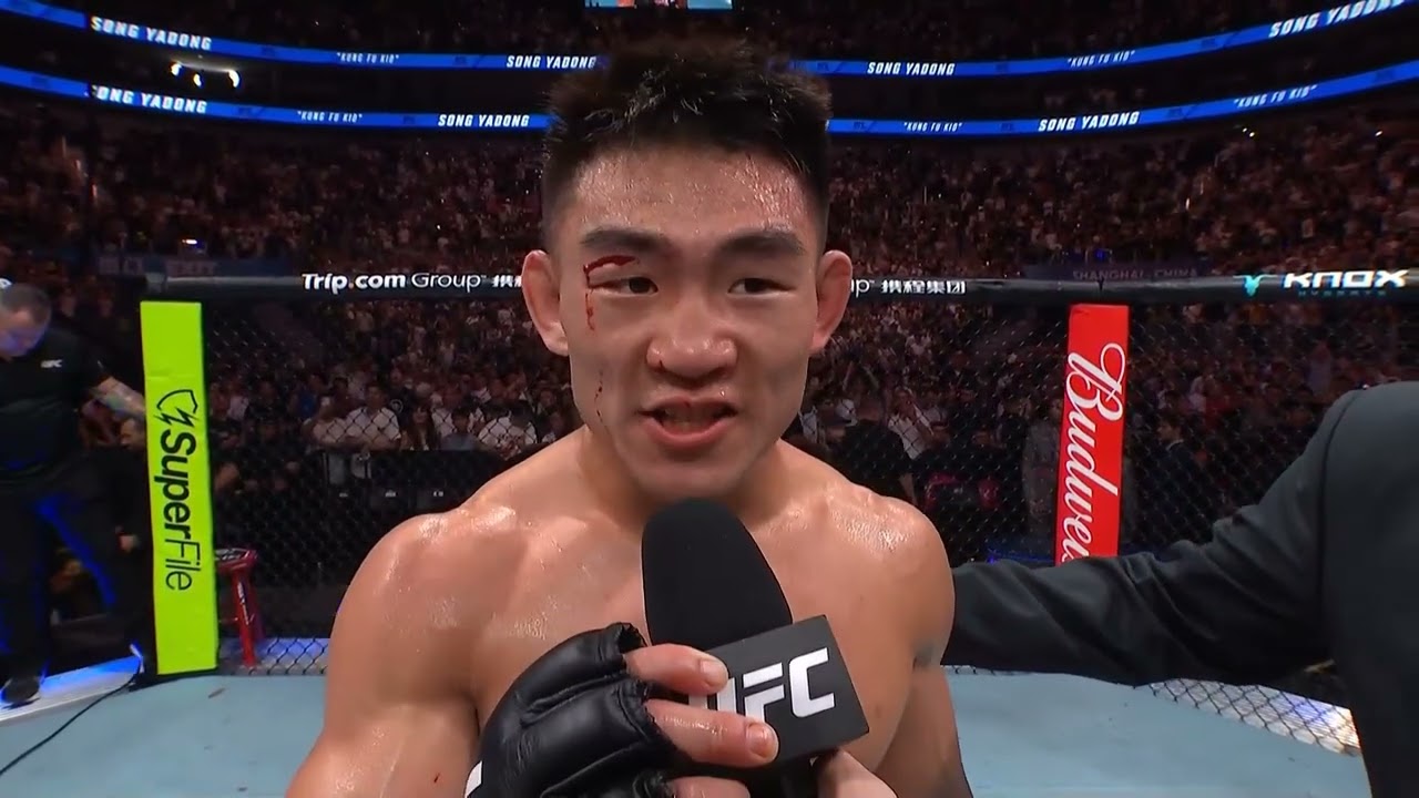 UFC Шанхай: Сонг Ядонг - Слова после боя