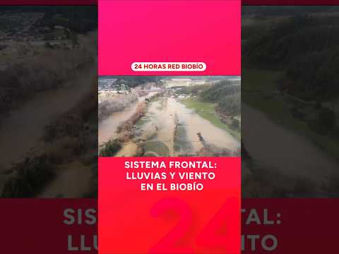 Fuertes lluvias y vientos para el Biobío desde este jueves