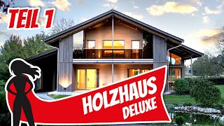 Holzhaus Deluxe: Hier fühlen wir uns direkt wohl! | Musterhaus Starnberg Sonnleitner | Hausbauhelden