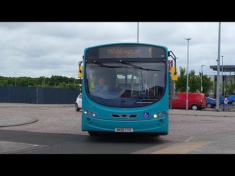 *RARE ON THE 1* Arriva 1 To Widdrington - Arriva Bus Uk 1479 - NK61 CYS