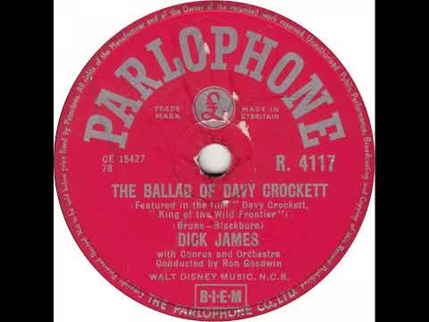 UK New Entry 1956 (77) Dick James - The Ballad Of Davy Crockett