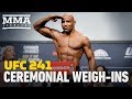 UFC 241 Ceremonial Weigh-In Highlights - MMA Fighting