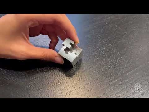 Wire EDM Puzzle Pieces - Wiron Cube