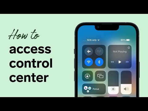 How to ACCESS CONTROL CENTER on iPhone (3 ways!)