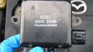 DIY Mazda 6 Cooling Fan Control module troubleshooting and replacement