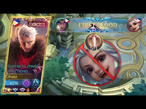 HARITH UNLI DASH CANT REACT TO THIS 1 HIT COMBO! | YU ZHONG PERFECT COMBO - MLBB