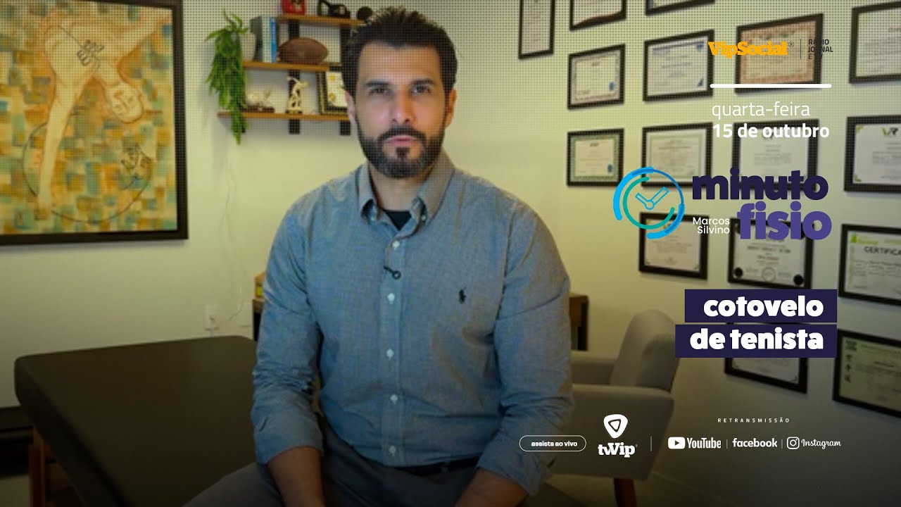 Dor no cotovelo pode indicar o “cotovelo de tenista”. Assista e entenda. 