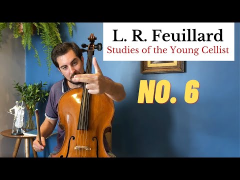 L. R. Feuillard: Best Cello Method for Beginners "Studies of the Young Cellist" - No.6