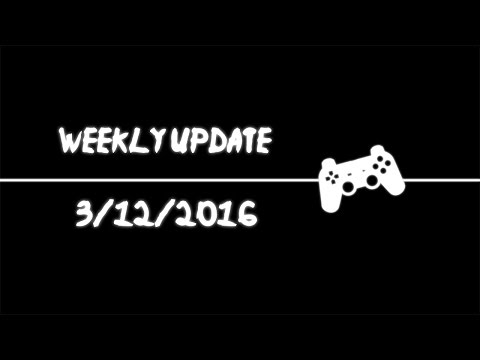 Weekly Update 3/12/2016 - Skyrim Uchiha Playthrough Update, Livestreams and Patreon