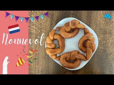 【直譯為修女屁股??】🇳🇱傳統荷蘭紐結甜甜圈// 嘉年華必吃炸冬甩麵包 | Nonnevot// Nonnevotten// Dutch Fried Knotted Sweet Bread