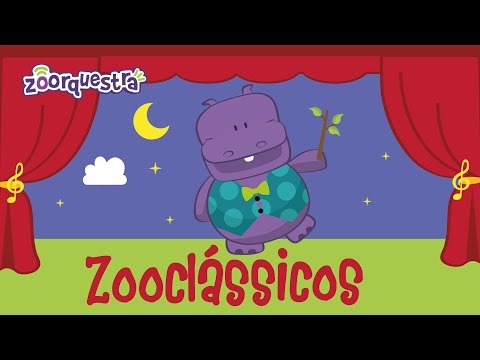 ZOOCLÁSSICOS 1: música clássica infantil para bebês e crianças. ZOORQUESTRA  (Videoclipe Infantil)