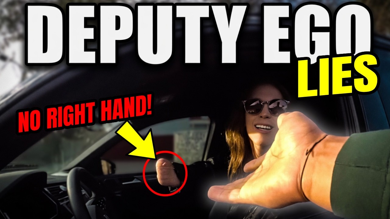 "You Used Your RIGHT HAND!" Deputy DOUBLES DOWN on AMPUTEE (Video)