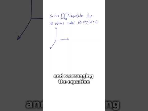 Triple integrals!! Calc 3 tutorial