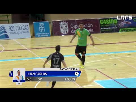 Gol Juan Carlos (5-5) Naturpellet Segovia - Catgas Energía. J26, 1Div. LNFS