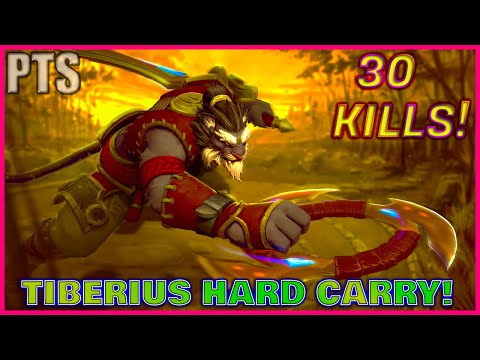 TIBERIUS HARD CARRY!! | Paladins Pro Gameplay