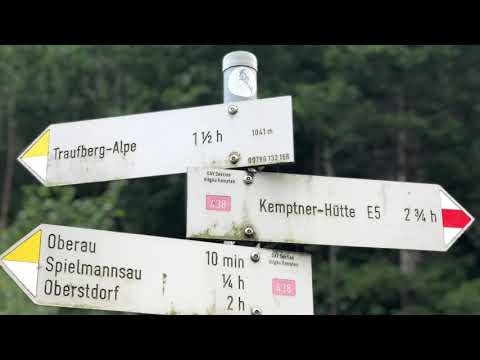 Alpenüberquerung E5 von Oberstdorf nach Meran / crossing the alps 200km