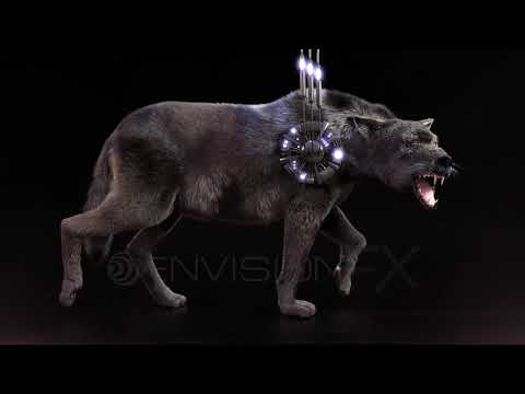 Cyber Wolf 3d Animation