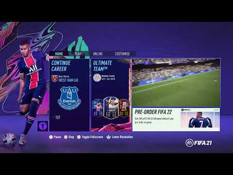 Fifa 21 everton career mode part 1 PS5