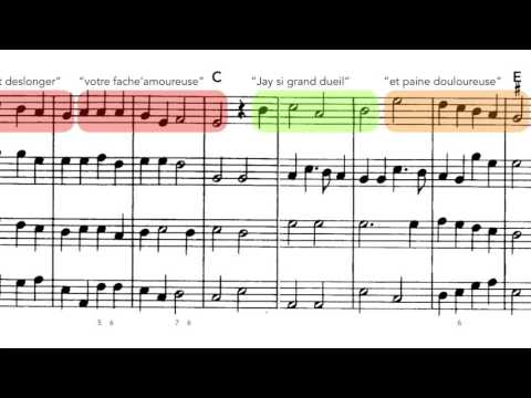 Tielman Susato - Mille regretz (Análisis)