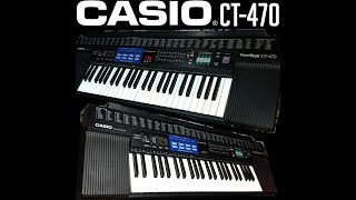 Video thumbnail for CASIO CT-470 (sound and styles demonstration) HiQ sound by Keyboards - review - repair