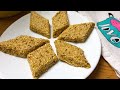 sweet sesame and honey snacks pasteli done in 5 minutes