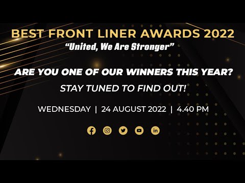 UNITED, WE ARE STRONGER - BEST FRONT LINER AWARDS 2022