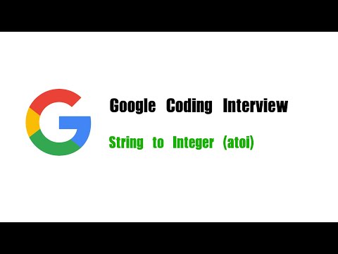Google Coding Interview Question Leetcode 8 String To Integer Atoi