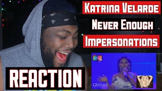 KATRINA VELARDE - Never Enough | Impersonations | REACTION 