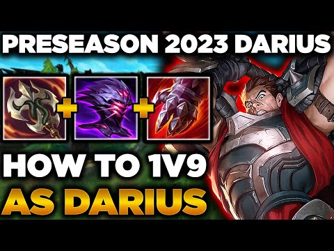 S13 Darius Gameplay | How to Carry as Darius in Preseason 2023 | Ravenous + Jak'Sho | Yorick Matchup