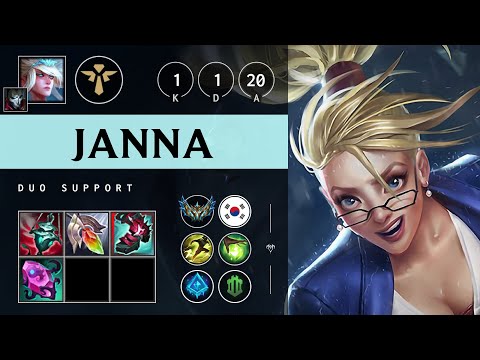 Janna Support vs Bard - KR Challenger Patch 25.11