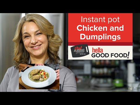 Instant Pot Chicken and Dumplings