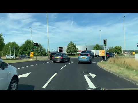 CANNOCK STREET KFC ROUNDABOUT 3 EXIT FROM HAMILTON WAY