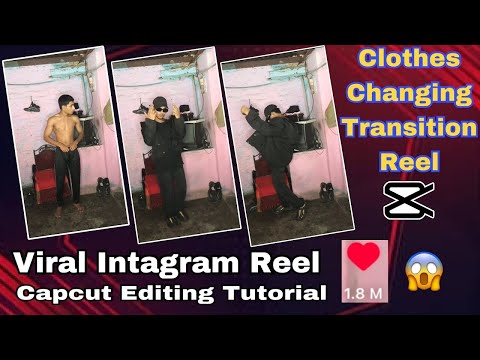 CLOTHES CHANGING TRANSACTION IN CAPCUT | CAPCUT