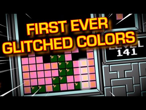NES Tetris - FIRST EVER GLITCHED COLORS and 6 Million Points (Former World Record)