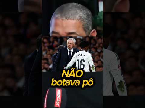 Vampeta revela o MOTIVO do Carlo Ancelotti NÃO CONVOCAR o Endrick #futebol #vampeta #endrick