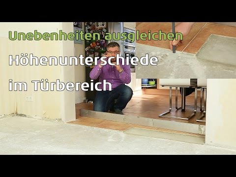 Adjust height differences between two rooms