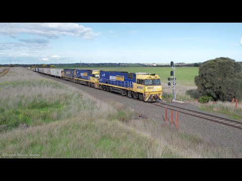 6MP4 TOLL / Pacific National Container Train (9/9/2022) - PoathTV Australian Railways