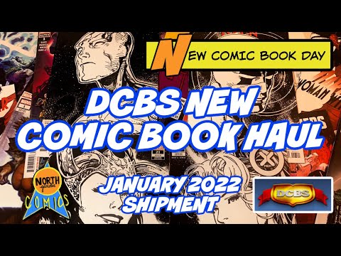 NEW COMIC HAUL FROM DCBS - BOOKS SHIPPING JANUARY 2022 | NEW COMIC BOOK DAY 2022 EPISODE 2