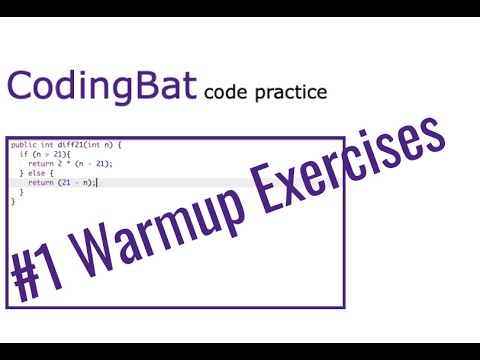 Codingbat Java Warmup 1 Walkthrough 1