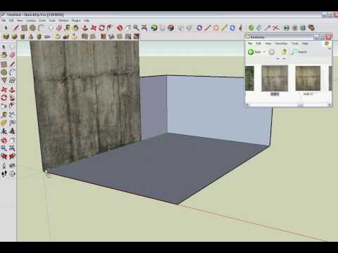 comment appliquer une texture sur sketchup