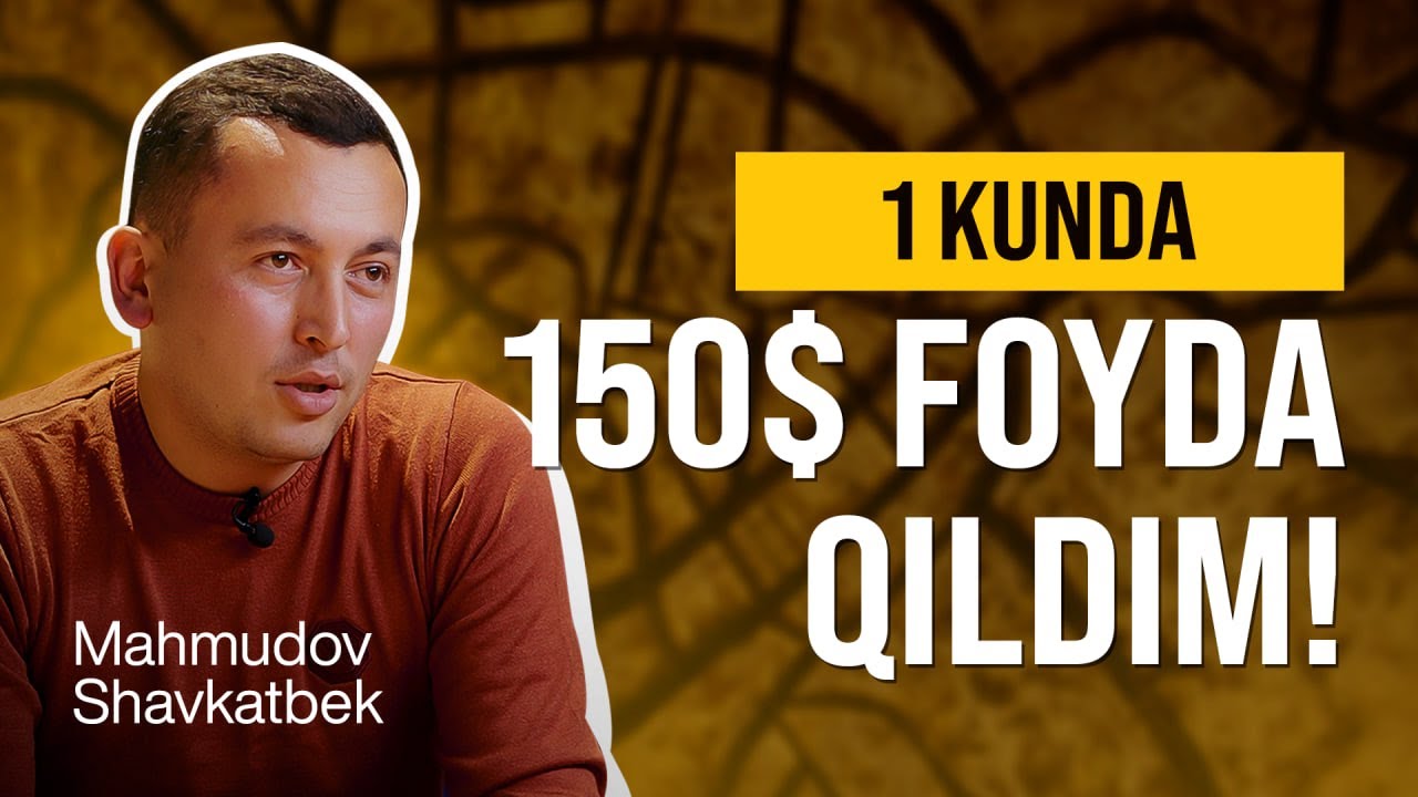 QO'SHIMCHA ISH SIFATIDA TREYDINGNI BOSHLADIM