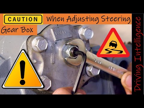 WATCH FIRST!! How To Properly Adjust Steering Gear Box: Ford, Dodge, Chevrolet, GMC Car Or Truck