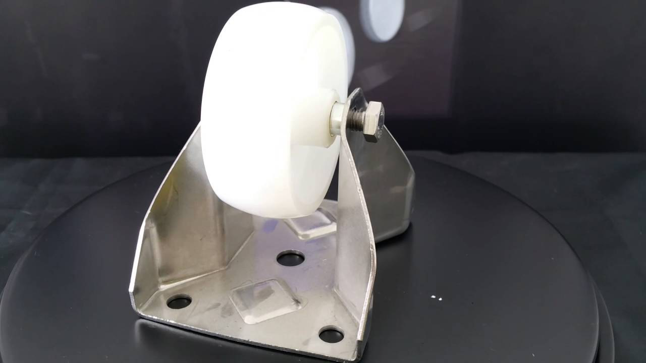 Stainless Steel Castors Nylon Fixed Castor