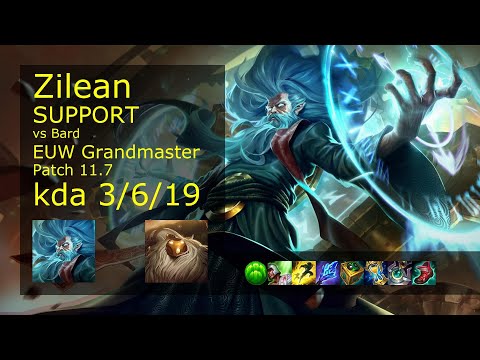 Zilean Support & Ziggs vs Bard & Varus - EUW Grandmaster 3/6/19 Patch 11.7 Gameplay