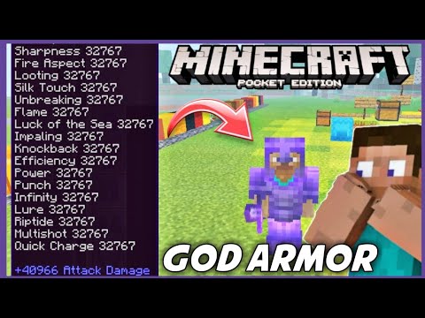 Nariyal OP - How to download God armor in Minecraft pe | op armor | nariyal is op