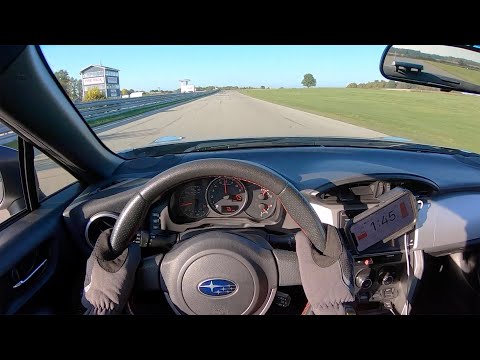 Modified 2014 Subaru BRZ Track Hot Laps - Gingerman Raceway