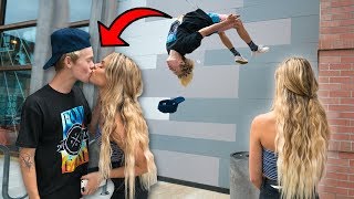 FLIPS FOR KISSES WITH HOT GIRLS!