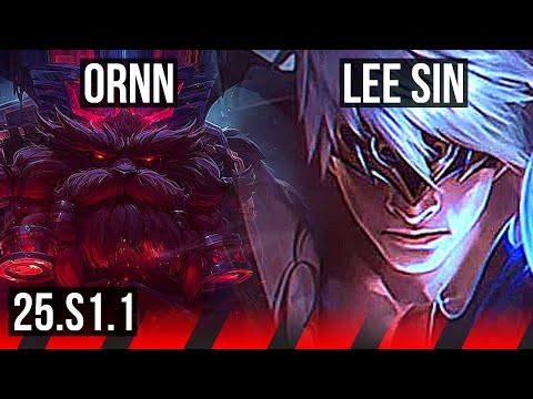 ORNN vs LEE SIN (TOP) | NA Master | 25.S1.1