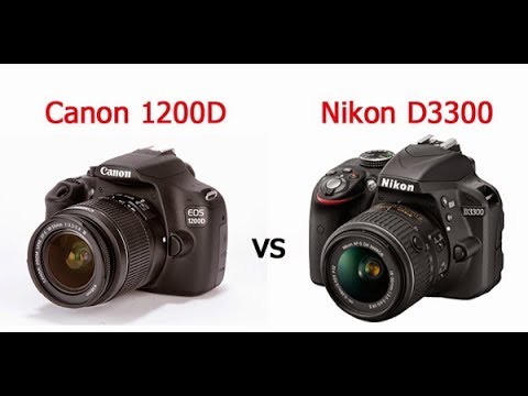 Nikon D3300 vs Canon 1200D